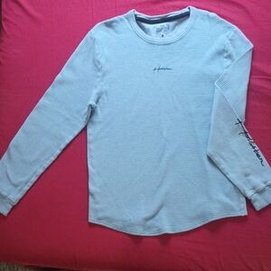 Hollister Must Have Collection Light Blue Long Sleeve Shirt Size L Soft Comfy
